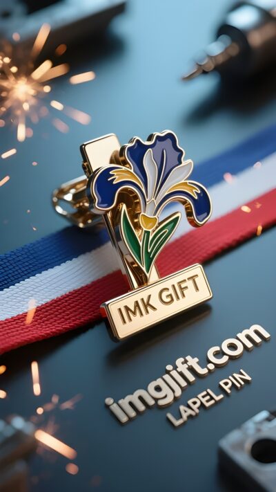 in983-L-39-âme-française-sur-la-broche-fleur-de-lys