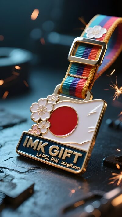 in990-桜の荷物タグに映える太陽の光