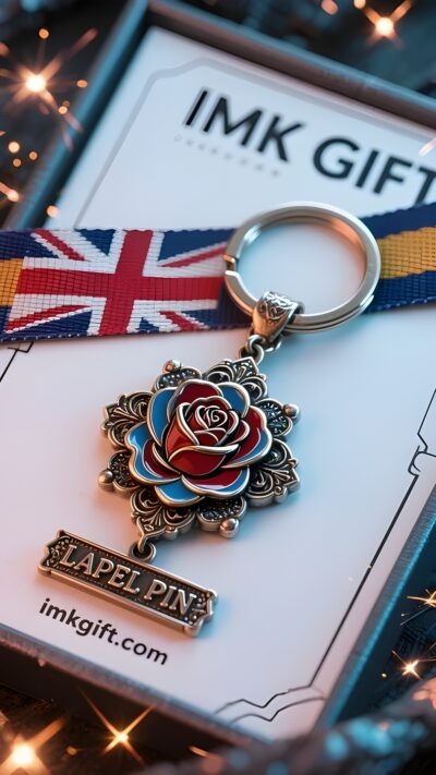 in990-Tudor-Rose-Keychain-The-code-of-unity-blooming-in-the-palm-of-your-hand