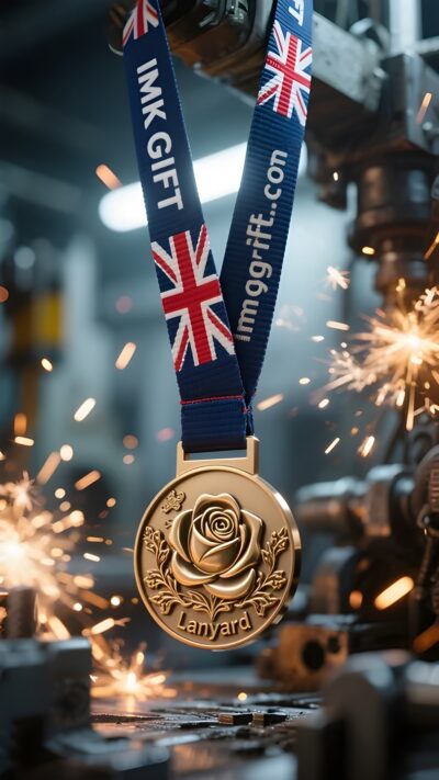 in982-Medal-of-Red-and-White-Knots-Tie-Mountains-and-Rivers